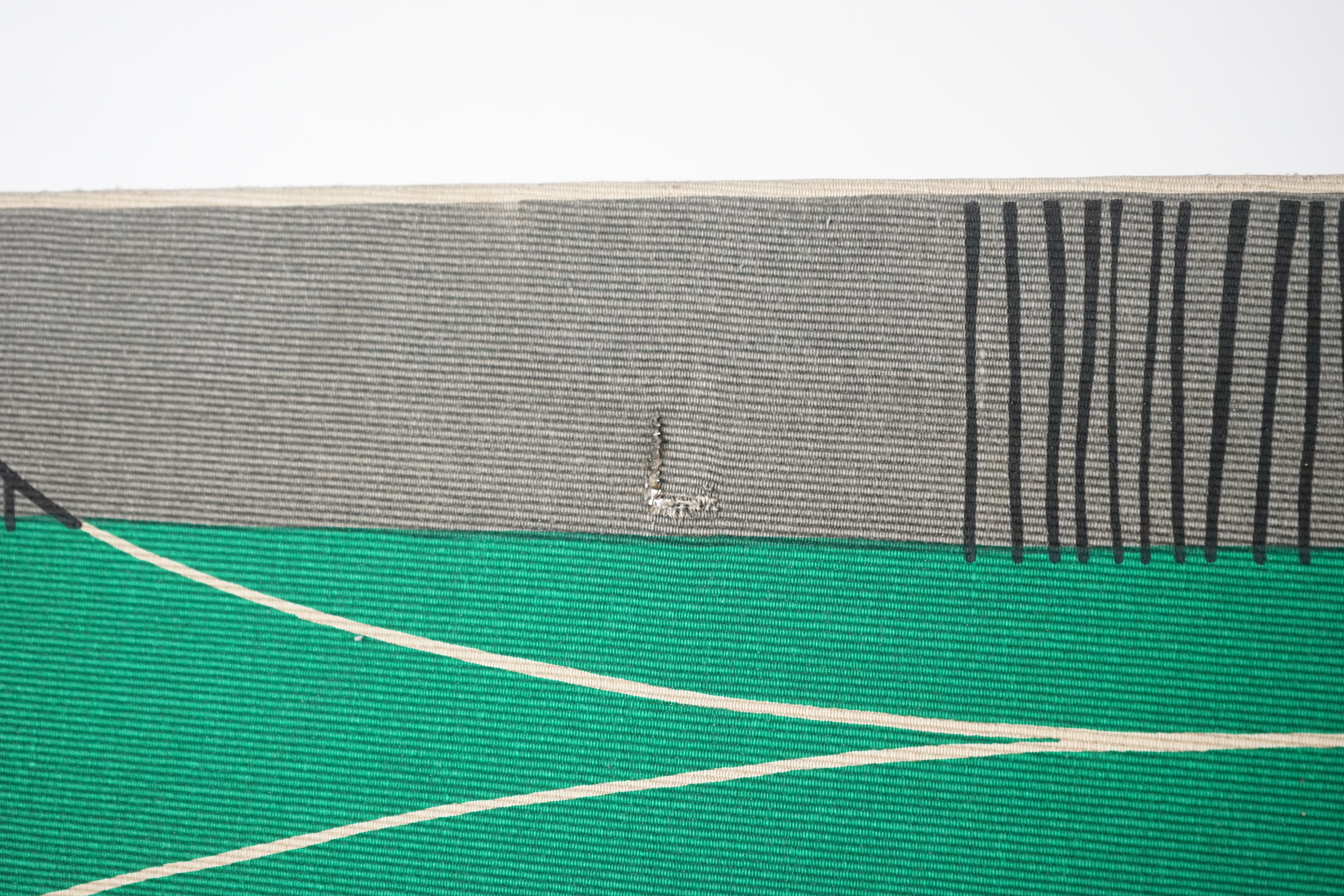 Pierre Olivier, Dandy skater, machined tapestry, 181 x 131cm